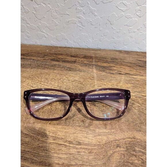 COACH, HC6082, Color 5351 Crys Plum/Crys Plum Blush Grad, glasses - Picture 7 of 9
